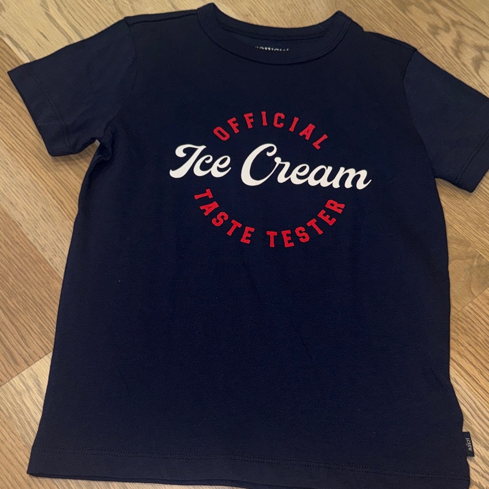 Crewcuts Ice Cream Taste Tester Graphic Tee NWT